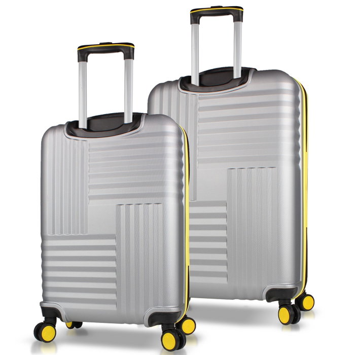 Zoozie Bags Set de maletas de 2 piezas en gris